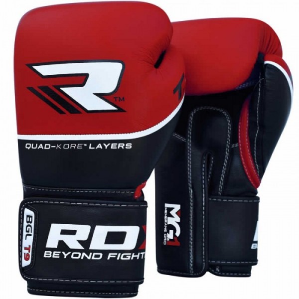 Боксерские перчатки RDX Quad Kore Red 16 ун.