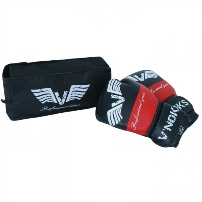 Боксерские перчатки V`Noks Potente Red 14 ун.