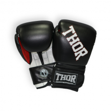 Боксерские перчатки THOR RING STAR 16oz /PU /черно-бело-красные