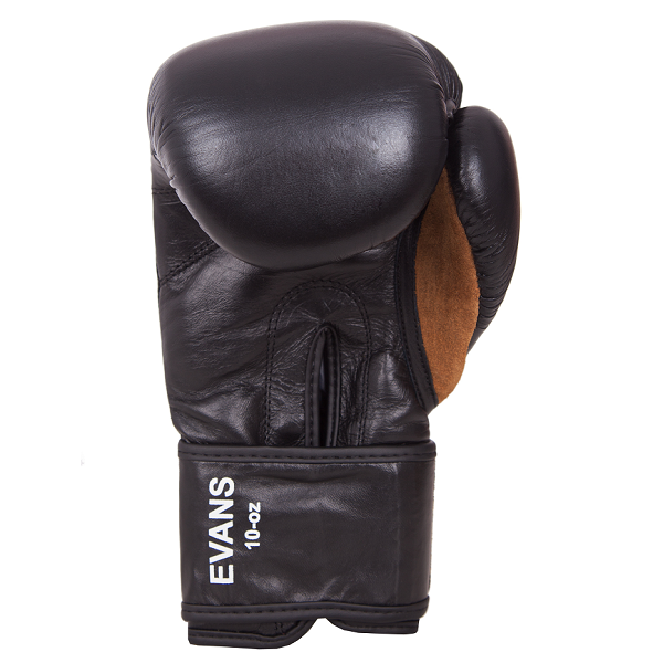 Боксерські рукавички EVANS (чорні) 12oz