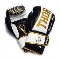 Боксерские перчатки THOR THUNDER (Leather) BLK 10 oz.
