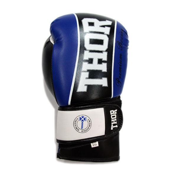 Боксерские перчатки THOR THUNDER (PU) BLUE 14 oz.