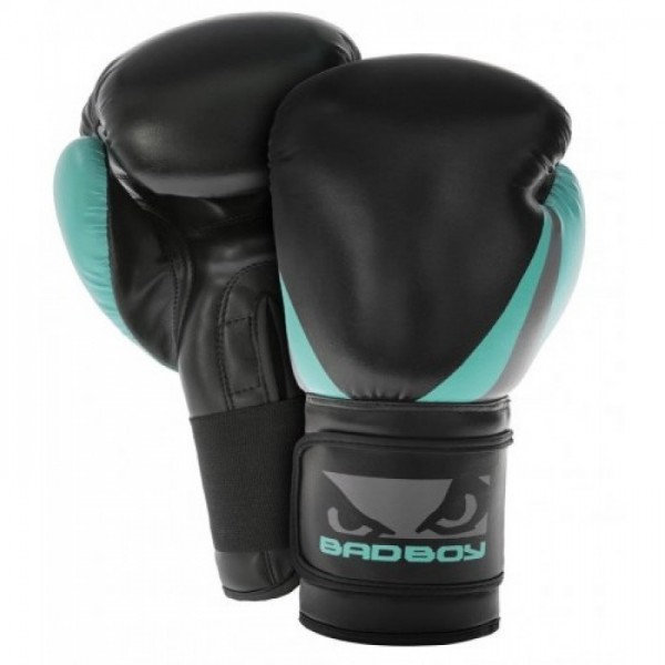 Боксерские перчатки женские Bad Boy Training Series 2.0 Black/Green 10 ун.