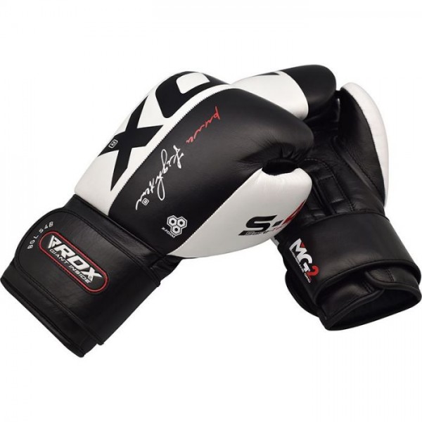 Боксерские перчатки RDX Black Pro 16 ун.