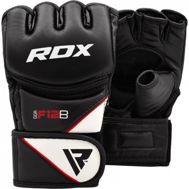 Рукавички ММА RDX Rex Leather Black S Рукавички ММА RDX Rex Leather Black S