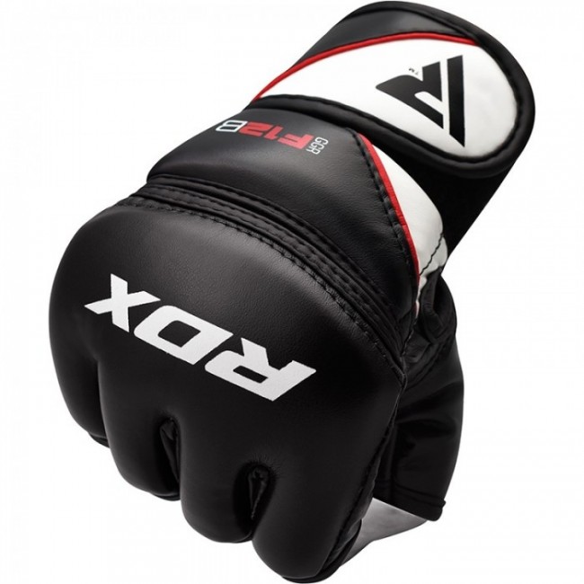 Рукавички ММА RDX Rex Leather Black S