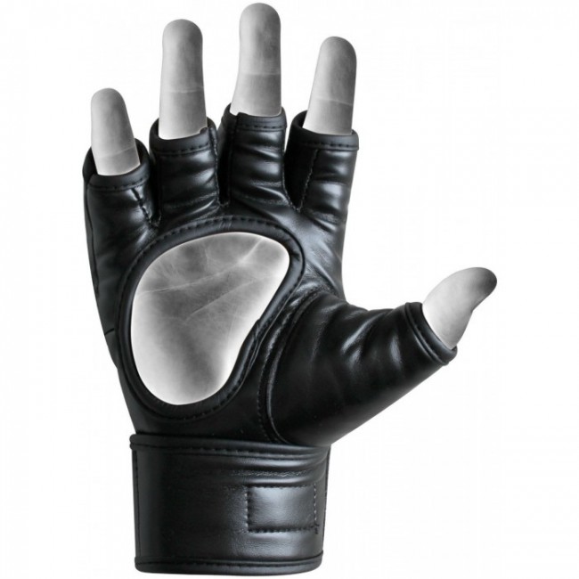 Перчатки ММА RDX Rex Leather Black XL