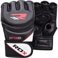 Рукавички ММА RDX Rex Leather Black XL
