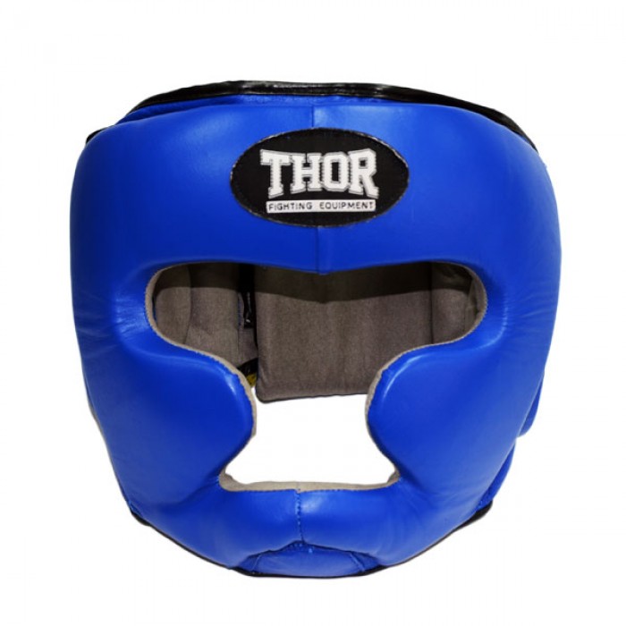 Шлем боксерский THOR 705 (Leather) BLUE L