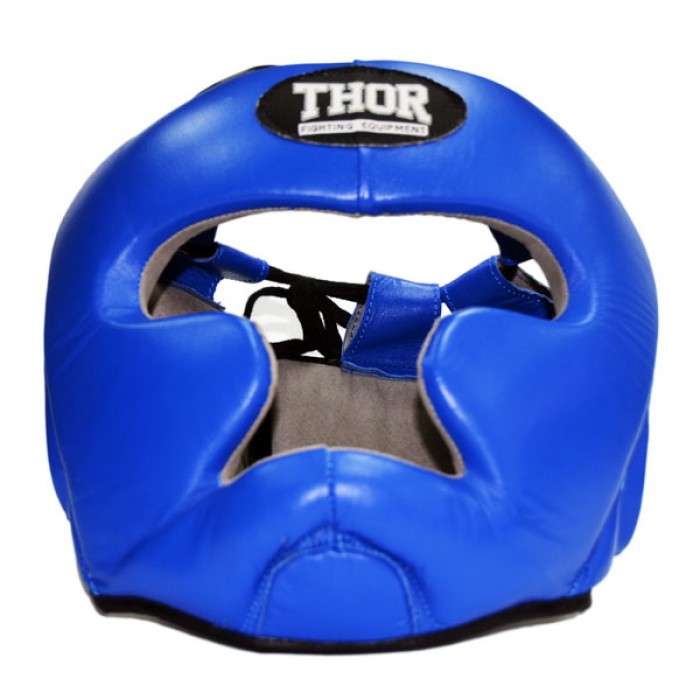 Шлем боксерский THOR 705 (Leather) BLUE L