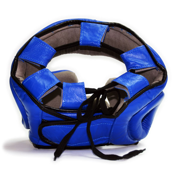 Шлем боксерский THOR 705 (Leather) BLUE M