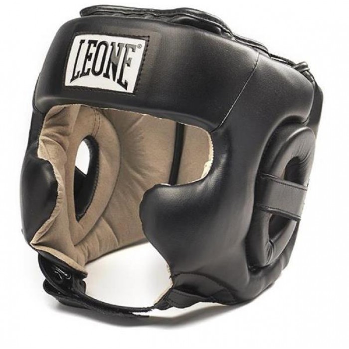 Боксерский шлем Leone Training Black L