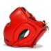 Шлем боксерский THOR 716 (Leather) RED S