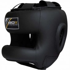 Боксерский шлем тренировочный RDX с бампером XL