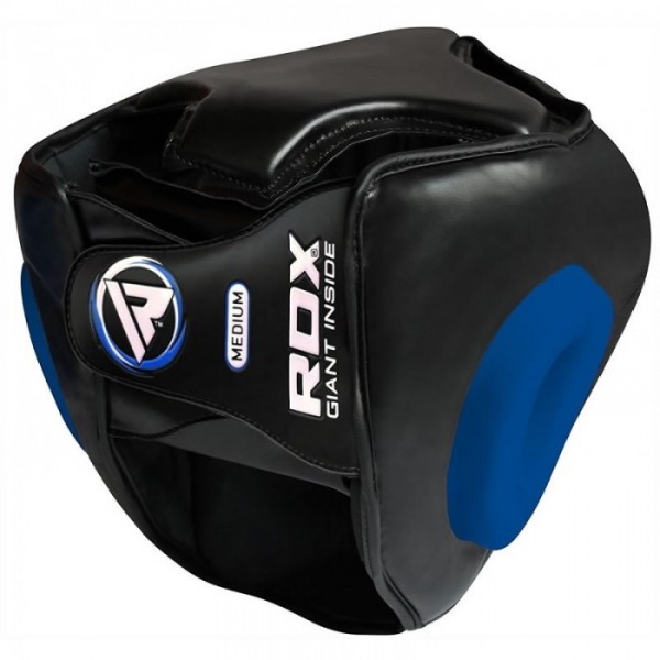 Боксерский шлем тренировочный RDX Guard Blue M
