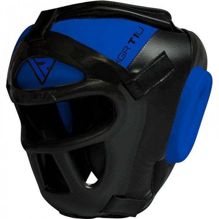 Боксерский шлем тренировочный RDX Guard Blue M