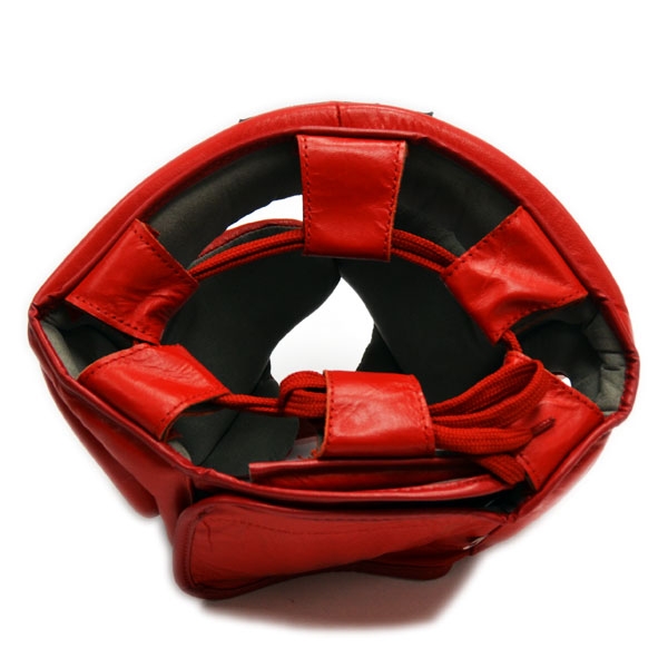Шлем боксерский THOR 716 (Leather) RED XL