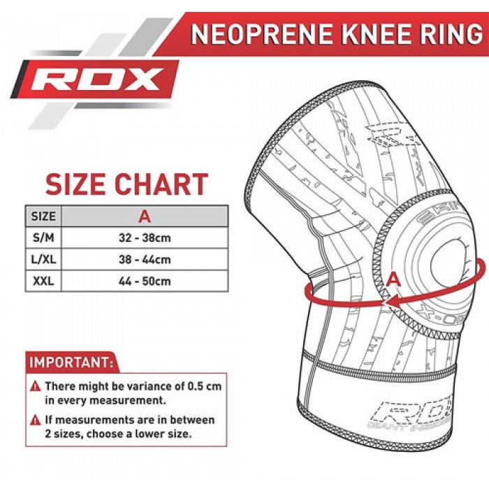 Наколенник спортивний неопреновий RDX New L / XL