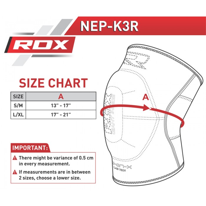 Наколенник муай тай RDX Neoprene (1шт.) S / M