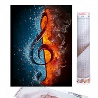 Набор алмазной мозаики (вышивки) Cornix Art 40 x 30 см AY12