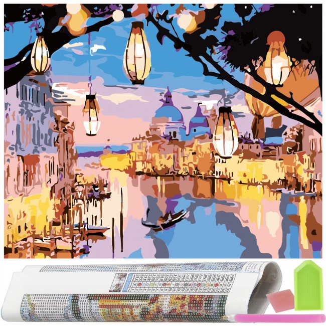 Набор алмазной мозаики (вышивки) Springos 40 x 30 см DP0027
