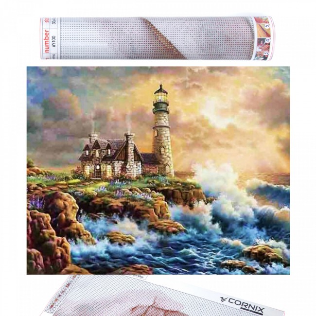 Набор алмазной мозаики (вышивки) Cornix Art 40 x 30 см AY35 Набор алмазной мозаики (вышивки) Cornix Art 40 x 30 см AY35