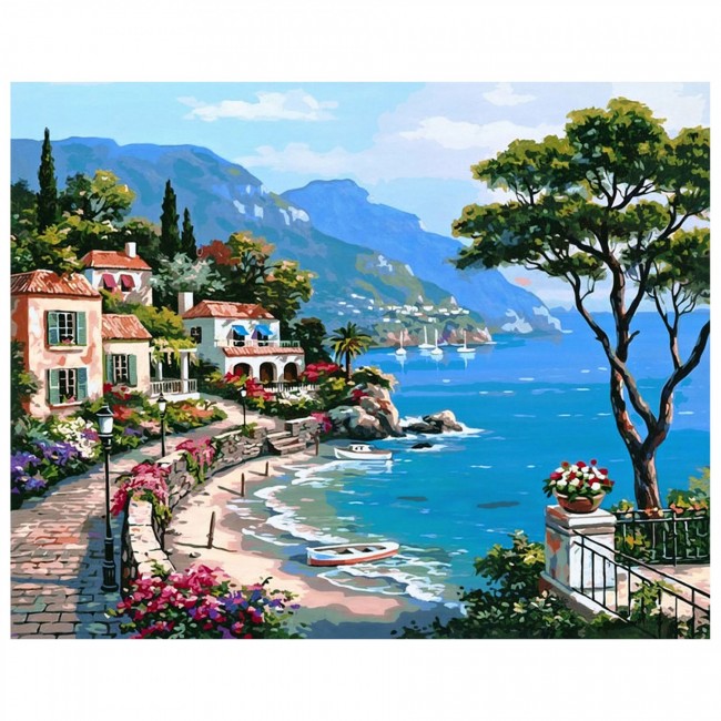 Набір алмазної мозаїки (вишивки) Springos 40 x 30 см DP0015