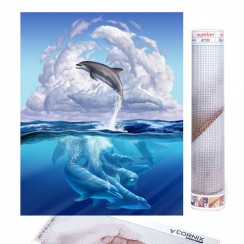 Набор алмазной мозаики (вышивки) Cornix Art 40 x 30 см AY77