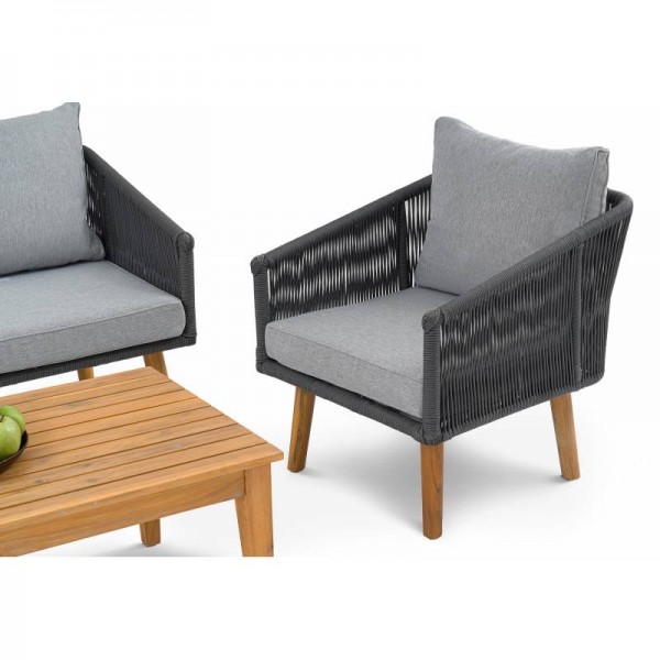 Комплект садовой мебели Matera Серый/Светло-серый