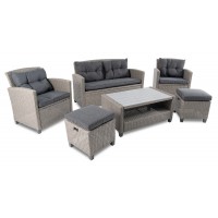 Набір садових меблів di Volio Firenze сірий / графітовий