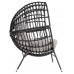 Садове крісло di Volio Arancia DV-035BA чорно-сірий