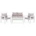Комплект садовой мебели Brescia 2 Белый/серый
