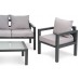 Комплект садовой мебели di Volio Brescia 3 Серый/Светло-серый