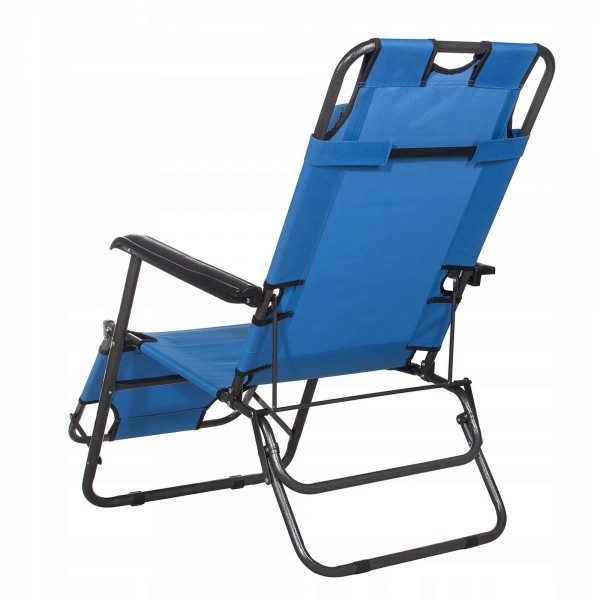 Шезлонг (кресло-лежак) для пляжа, террасы и сада Springos Zero Gravity GC0004