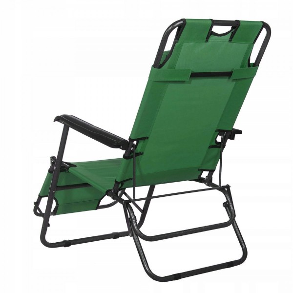 Шезлонг (крісло-лежак) для пляжу, тераси та саду Springos Zero Gravity GC0005