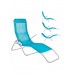 Шезлонг (лежак) для пляжа, террасы и сада Springos GC0046