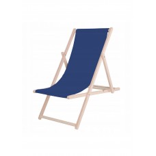 Шезлонг (кресло-лежак) деревянный для пляжа, террасы и сада Springos DC0001 NB