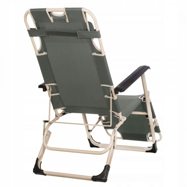 Шезлонг (кресло-лежак) для пляжа, террасы и сада Springos Zero Gravity GC0036