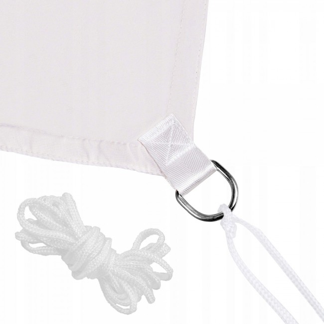 Тент-парус теневой для дома, сада и туризма Springos 3 x 3 м SN1029 Light Grey