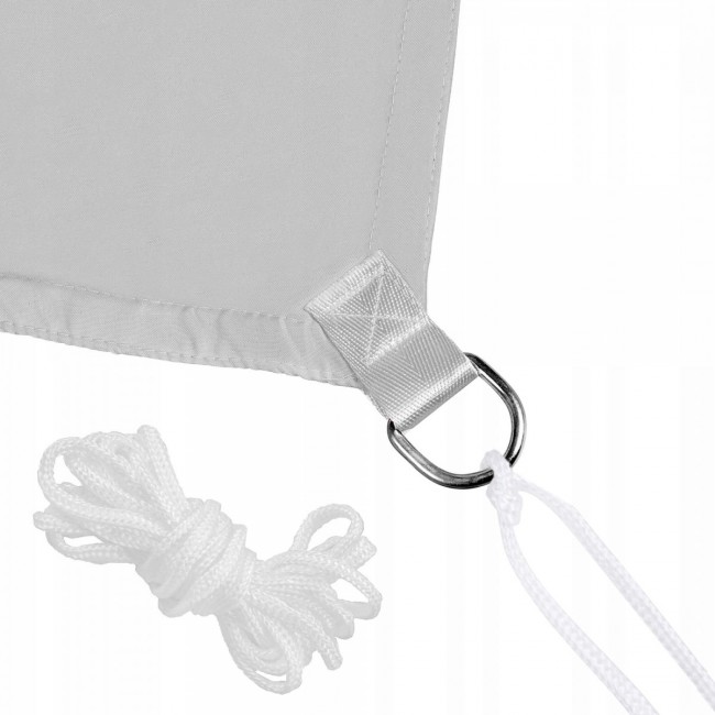 Тент-парус теневой для дома, сада и туризма Springos 3 x 3 м SN1045 Grey
