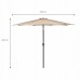 Зонт садовий стоячий (для тераси, пляжу) з нахилом Springos 290 см GU0016