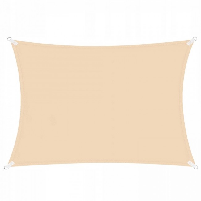 Тент-парус теневой для дома, сада и туризма Springos 3 x 2 м SN1042 Beige
