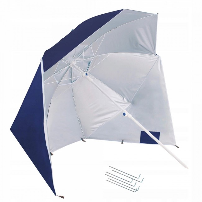 Пляжный зонт-тент 2 в 1 Springos XXL BU0015