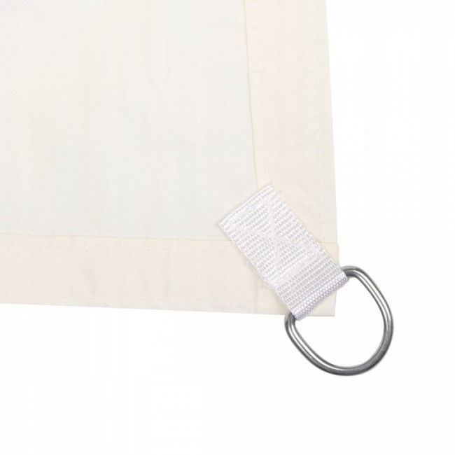 Тент-парус теневой для дома, сада и туризма Springos 3 x 3 м SN1028 Light Yellow