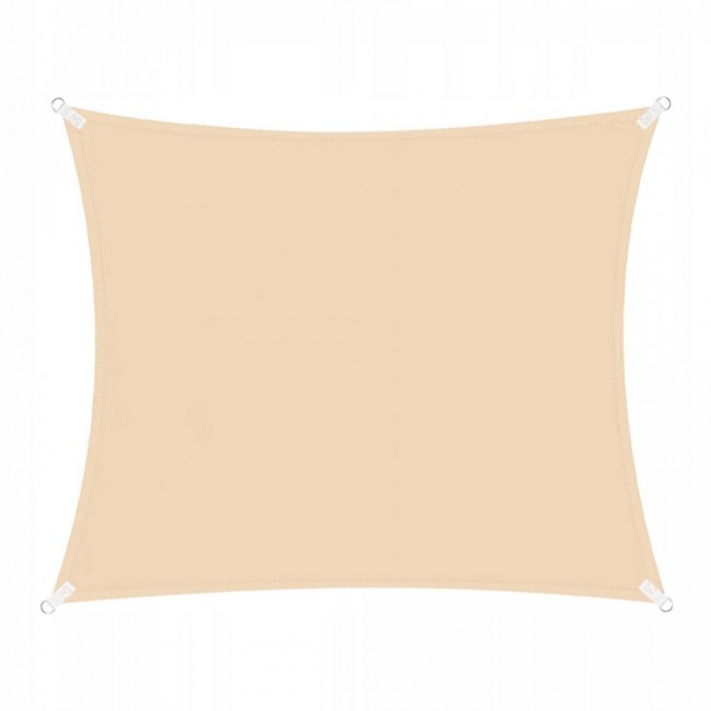 Тент-парус теневой для дома, сада и туризма Springos 3 x 3 м SN1030 Beige