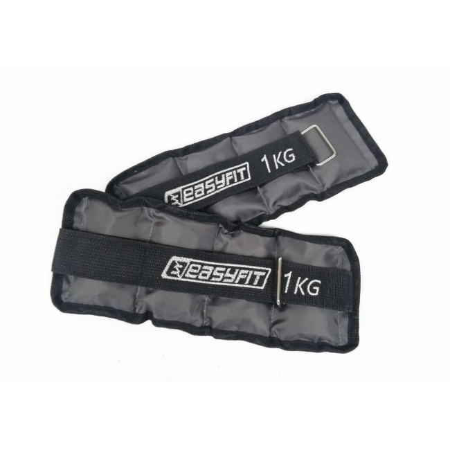 Утяжелители для ног и рук с металлом EasyFit Metal 1 кг (пара) Утяжелители для ног и рук с металлом EasyFit Metal 1 кг (пара)