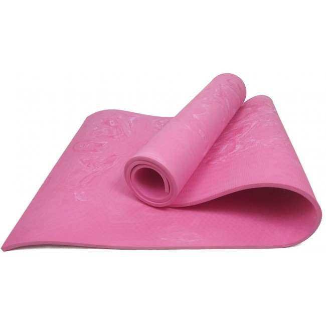 Коврик для йоги и фитнеса EasyFit PER Premium Mat 8 мм Розовый Коврик для йоги и фитнеса EasyFit PER Premium Mat 8 мм Розовый
