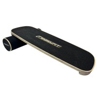 Балансувальна дошка EasyFit баланс борд з валиком чорний
