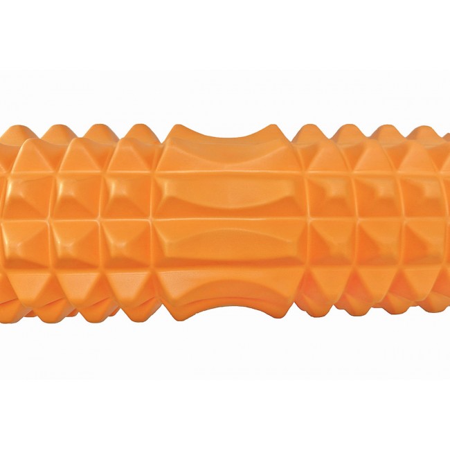 Массажный ролик EasyFit Grid Roller 45 см v.2.2 Оранжевый