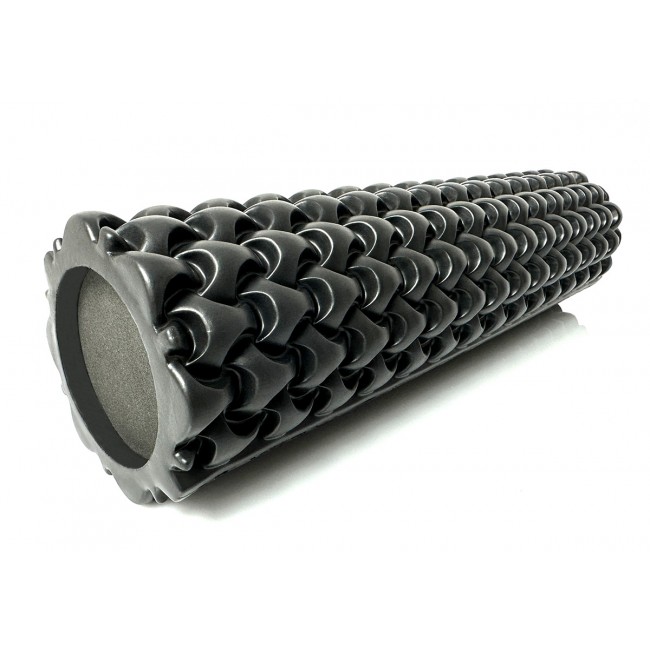 Массажный ролик EasyFit Plexus 45 см Черный